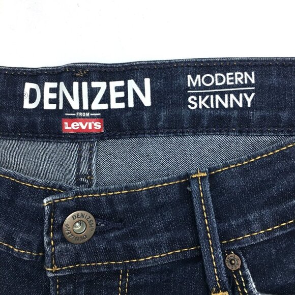 Levi's Denizen Women's Modern Skinny Jeans Stretch Dark Wash size 8L length 31" - Picture 3 of 8